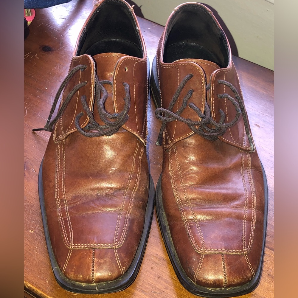 Pronto Uomo Authentic Italian Leather Men’s Dress Shoe sz 9.5
